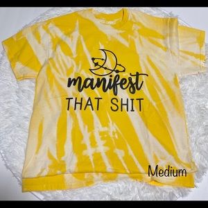 Screen printed bleached t-shirts